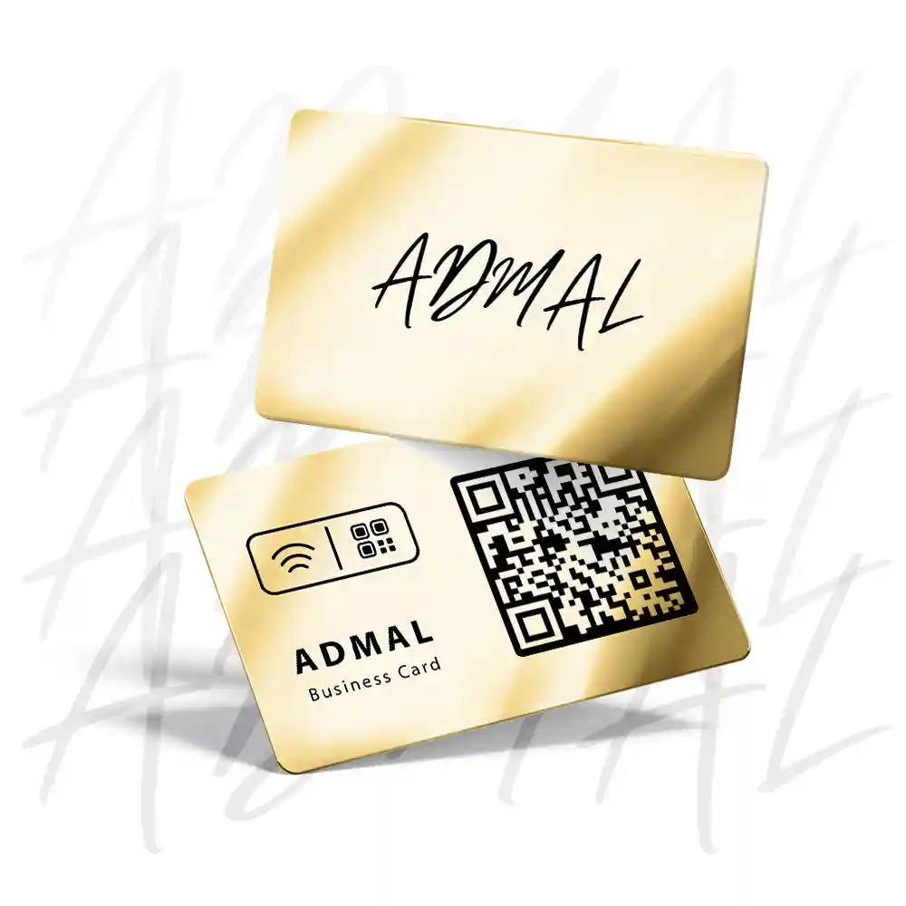 Gold Luxury Business Cards – بطاقات أعمال ذهبي فاخر