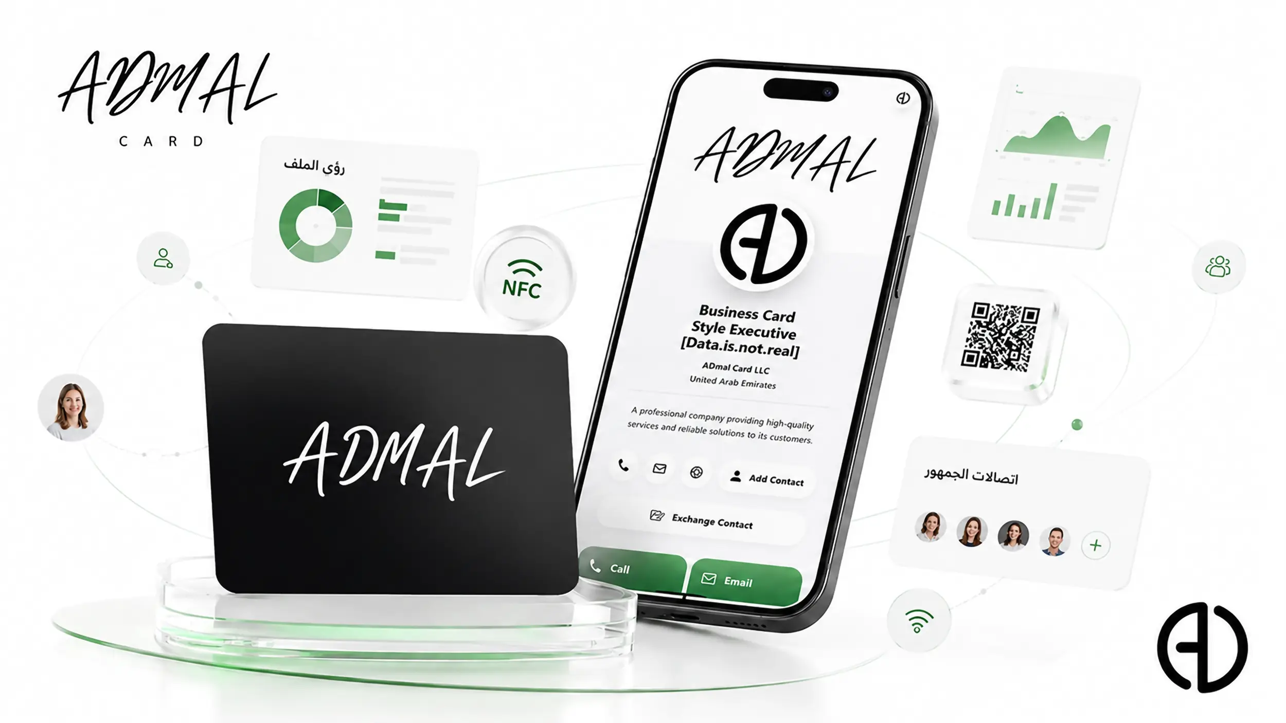 نظام ADMAL CARD للبطاقات الرقمية الذكية