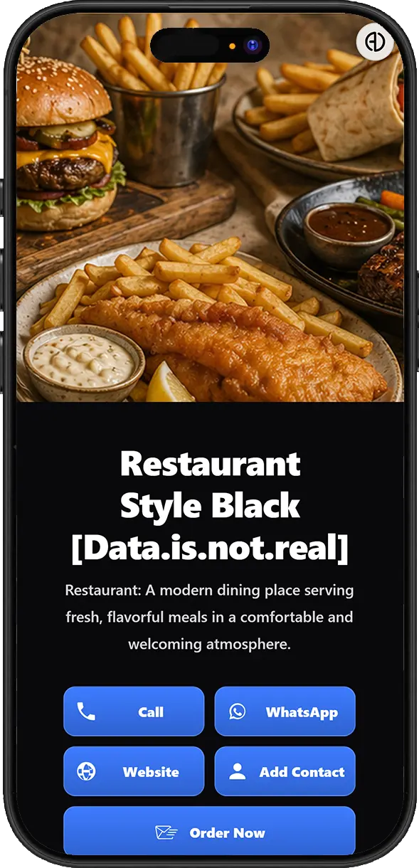 ADMAL digital business card example